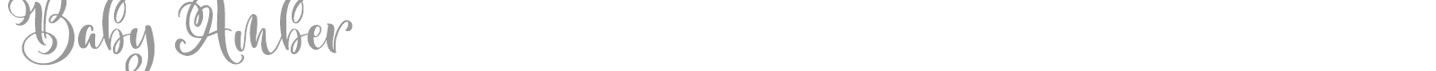 Baby Amber font preview